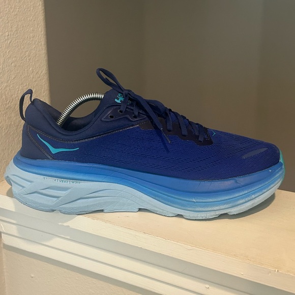 HOKA BONDI 8 Men's Blue Running Shoes 1123202 BBBG Size 11.5 D - Picture 3 of 9